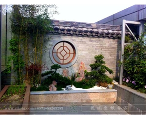 蓝色钱江某私家露台花园景观